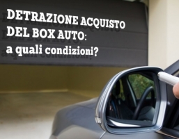 Detrazione box auto anche senza bonifico